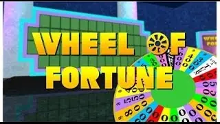 Wheel Of Fortune! ROBLOX, Part 1