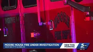 Several people displaced, dog dies after fire sparks at Moore home