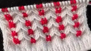 2 रंग का शानदार स्वेटर डिजाइन/Two colour sweater design/Dubble Colour knitting/ Do Rango ka design 🧶