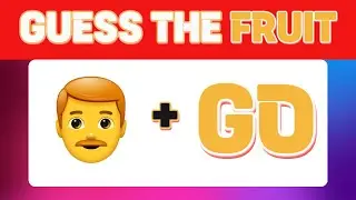 Can You Guess The FRUIT by emojis? | Emoji Quiz
