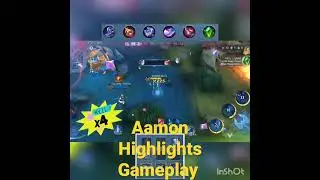 Aamon 1 hit Combo | best build and emblem 2023 #mlbb #highlights #shorts