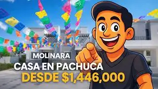 Casa nueva en Pachuca desde $1,443,000 💰 | ¡Recorrido completo modelo Molinara! Señeros Residencial