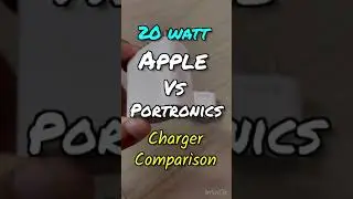 Apple vs Portronics 20w Charger Comparison | Best 20w charger for iphones 😍👍