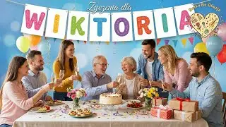 Życzenia dla WIKTORII 💐 Piosenka z życzeniami na imieniny od Rodziców lub Dziadków
