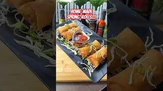 #shorts Restaurant Style Spring Roll at Home #easyrecipes #ashortaday