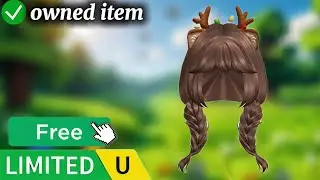 Get this brown reindeer hair and many more hair UGC || Free Limited UGC In My Avatar