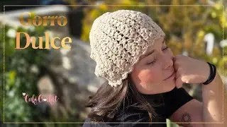 Teje el gorro DULCE a crochet 🍯 Fácil, sencillo y precioso
