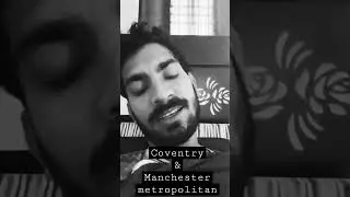 UK 🇬🇧 university offer letter- Coventry and Manchester university.