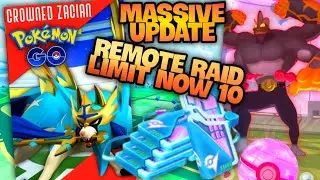 *REMOTE RAID LIMIT NOW 10+ REMOTE RAID SHADOW, GIGANTAMAX & DYNAMAX RAIDS* MASSIVE UPDATE Pokemon GO