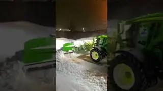 John Deere 4052R With 12&rsquo; Custom Built Hydraulic Wing Plow