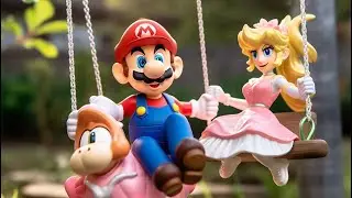 Mario and Princess Peach animation official music video with Bowser and Peaches