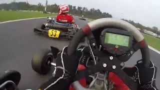 onboard pista azzurra srl Borgo Ticino, kart republic KR2, iame x30, best lap 58:60