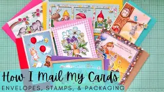 How I Mail My Cards | Envelopes, Stamps, & Packaging | Card Making Basics | Beginner Friendly