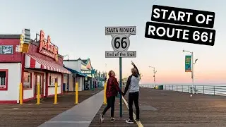ROUTE 66 CALIFORNIA - Start of our Route 66 Road Trip