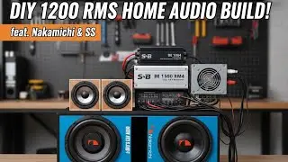 DIY 1200W RMS Home Sound System using Car Audio & HP Server PSU#automobile #ytshorts #youtube #vlog 