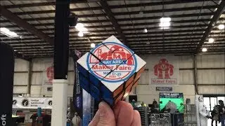 Self-solving Rubik's Cube will go to Maker Faire Bay Area 2019 this weekend.