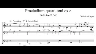 Wilhelm Karges &ndash; Prealudium quarti toni