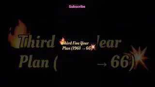 third five year plan 🕛 #shorts