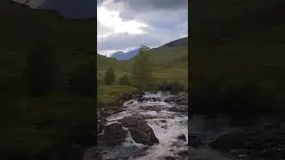 #scotland #scottish #mountains River Coe flowing through Glen Coe in the Scottish Highlands.