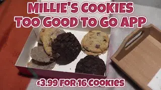 Opening a TooGoodToGo Box from Millie's Cookies!