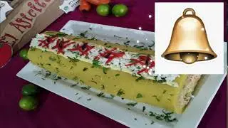 Causa a la reina rellena tipo pionono |Peruvian cold mashed potato with chicken & avocado #elajicito