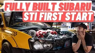 Built Big Turbo Subaru WRX STI First Start