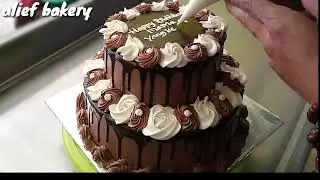 kue ulang tahun tingkat 2 untuk mama // birthday cake for mom