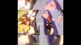 Accidental Itto and Ayato burst animation combo on co-op domain (killua or rengoku cosplay💀)