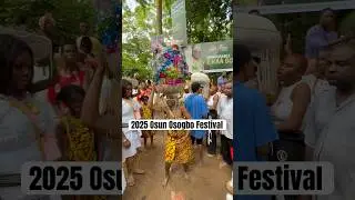 The 2025 Osun Osogbo Festival. #osogbo #osun #naija #nigeria