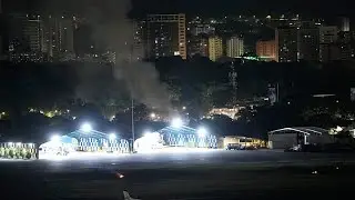 Видео показывают взрывы в Каракасе, столице Венесуэлы