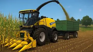 FS18 Solo Gameplay &ndash; Harvesting with the Biggest Corn Harvester | Farming Simulator 18 Timelapse