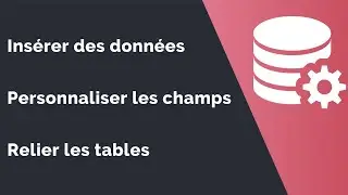 Access #3 : Insérer des données, personnaliser les champs et créer des relations entre les tables