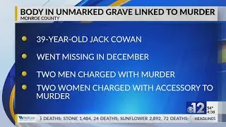 Body in unmarked grave linked to Mississippi murder case