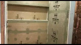 Hydro Ban Board vs. Schluter KERDI-BOARD | Complete shower prep in 4 Hours | Shower System