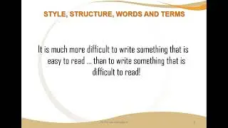 M&D Training Workshop - Academic Writing skills - Prof Van Antwerpen