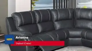 Arianna 6 Piece Corner Lounge Suite, Americano