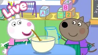 🍎 Peppa Pig Best Bites LIVE! 🐷 Peppa&rsquo;s Food & Cooking Moments |  Tales Full Episodes 24/7