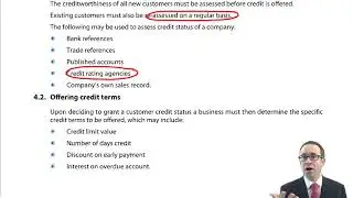 Trade receivables - CIMA F1 Financial Reporting