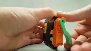 Установка картриджа LC22U C XL в принтер Brother DCP-J785DW