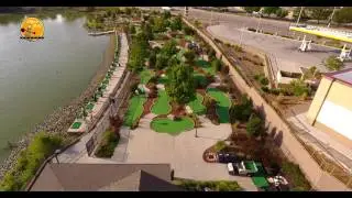 Aqua Golf Flyover | 36 Holes of Mini Golf & Water Driving Range