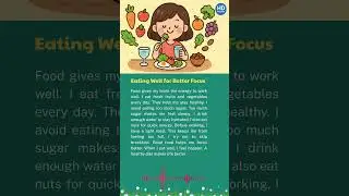 English Listening Practice Through Short Stories | HD Language P.112 - Eating Well for Better Focus