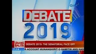 UB: Debate 2019: The Senatorial Face Off