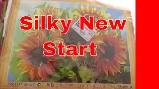 Week In Stitches #19 Silky Sunflowers New Start #fansells #silk