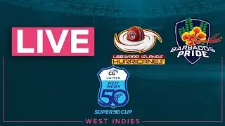 🔴 LIVE Leeward Islands Hurricanes v Barbados Pride | CG United Super50 2025