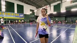 Semi Finals 15&under Girl Singles Ashley (Dgs) Vs Roshiela (Whackers)