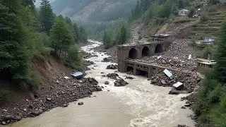 Kashmir Flood 2025 | Jammu Flood 2025 | Jammu Kashmir Flood Alert | Jammu Tawi Bridge Flood
