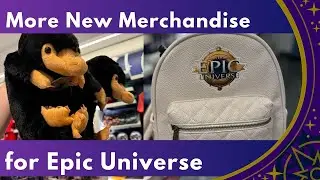 More NEW Epic Universe Merchandise - Wizarding World Metro Floo Backpack, Niffler Slippers, and More