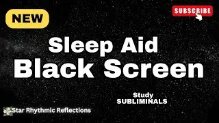 4 HOURS SLEEP AID | Relaxing Nature Sounds | Ambient | Subliminal | BLACK Screen | White Noise 💤