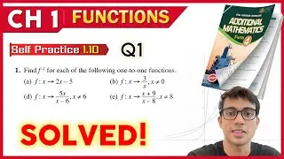 Self Practice 1.10  Q1  | Form 4 Add Maths Chapter 1