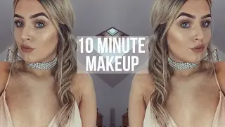 My Everyday 10 Minute Makeup! Ft. Feshfen Hair!